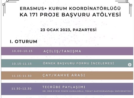 KA 171 Proje Başvuru Atölyesi